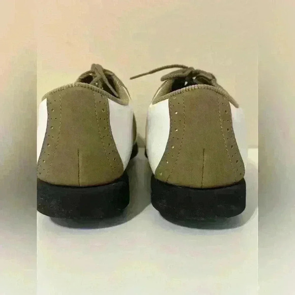 FootJoy Golf Shoes Womens 10M Cleats Green Joy Vintage Retro Golfing Classic - Picture 7 of 10